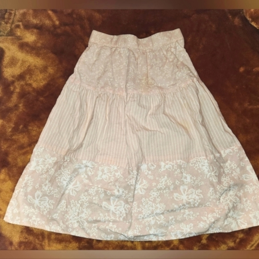 Vintage 1980s YOU BABES for Girls Cotton Summer Skirt